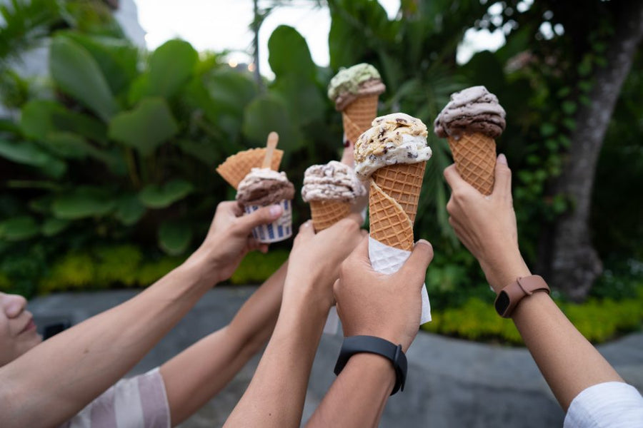 All you need for a perfect ice cream social