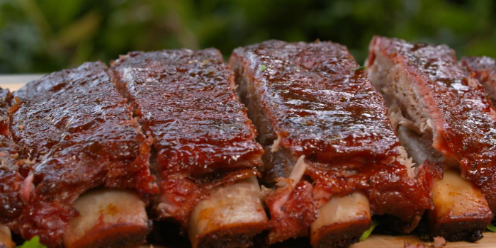 Smoked Barbecue Pork Ribs