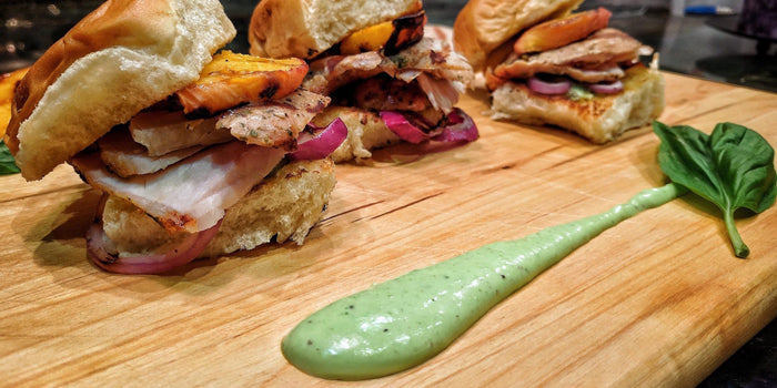 Peach & Pork Sliders