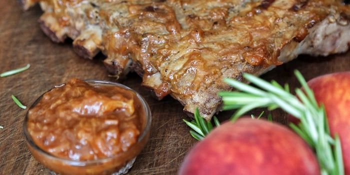 Rhubarb BBQ Spareribs