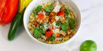 Grilled Mesquite Pork Loin Bowl with Smoky Chipotle Corn