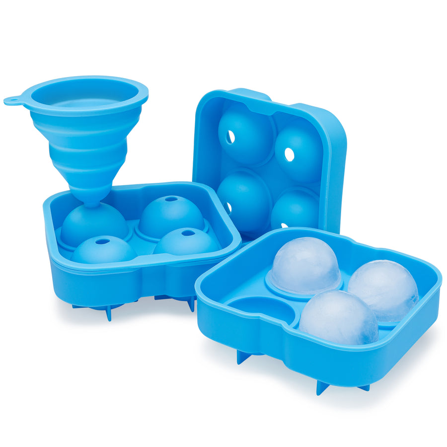 Ice Ball Maker,Reusable 2 Inch Ice Cube Trays,Easy Release