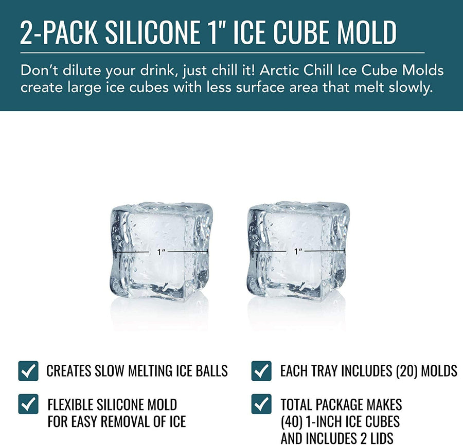 1'' Silicone Ice Cube Trays