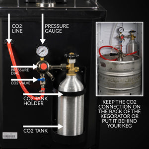 Full Size Kegerator Draft Beer Dispenser