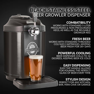 Stainless Steel Tap Beer Growler Cooling System