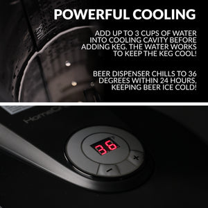 Stainless Steel Tap Beer Growler Cooling System