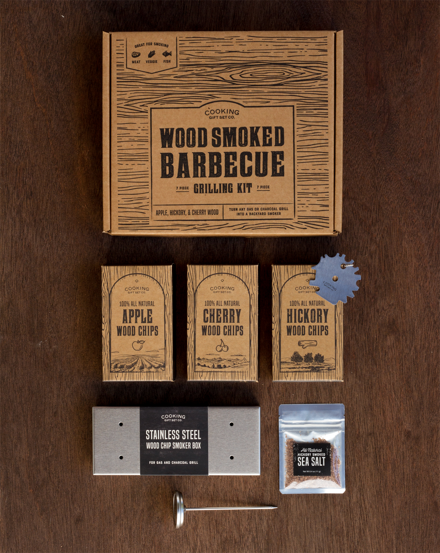 Wood Smoked BBQ Grilling Kit