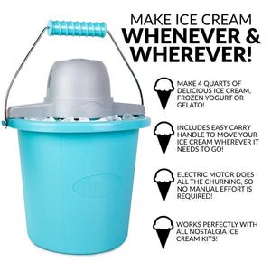 Ice Cream Bucket with handles