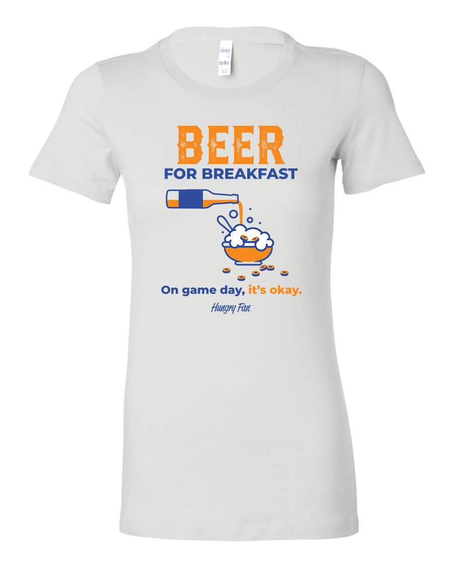 Womens Beer For Breakfast T-Shirt