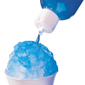 Premium 16-Ounce Snow Cone Syrups, Cups and Spoon-Straws Party Kit