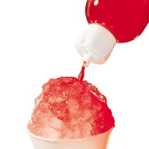 Premium 16-Ounce Snow Cone Syrups, Cups and Spoon-Straws Party Kit