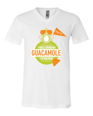 Funny Guac V-Neck T-Shirt