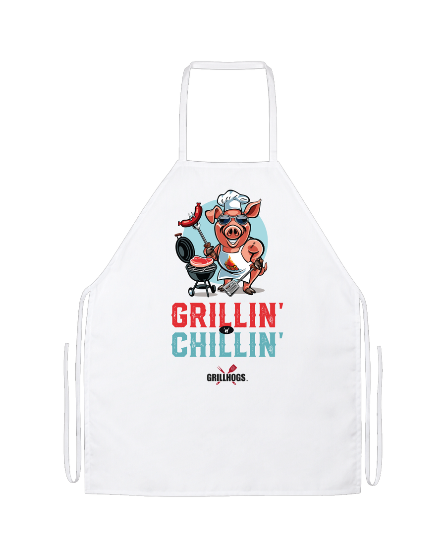 Grilling Chilling Pig Apron